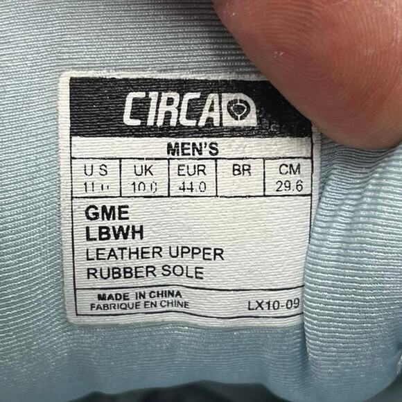 C1RCA Men’s Skate Sneaker Light Blue/White LX10-90 with Box Size 11 - Picture 7 of 7